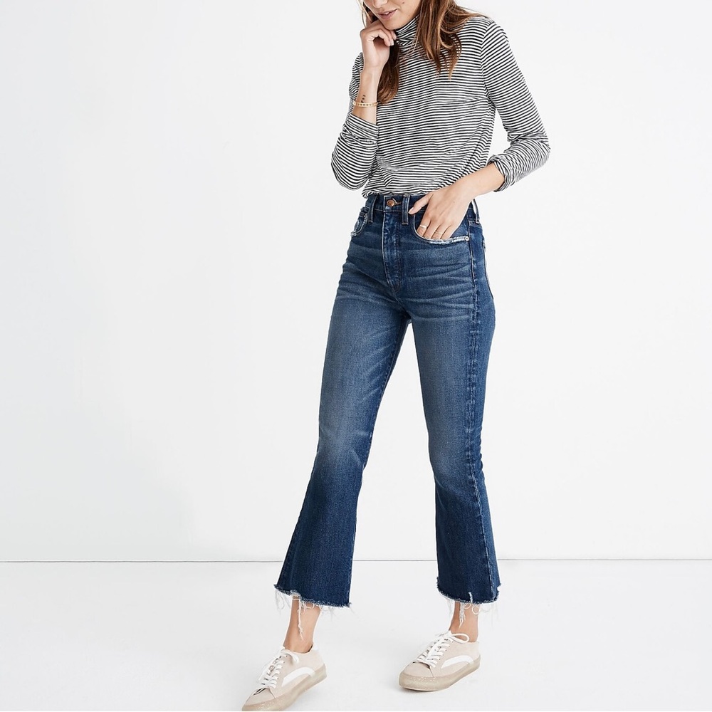 Madewell Rivet & Thread Cali Demi-Boot Jeans in Norvell Wash